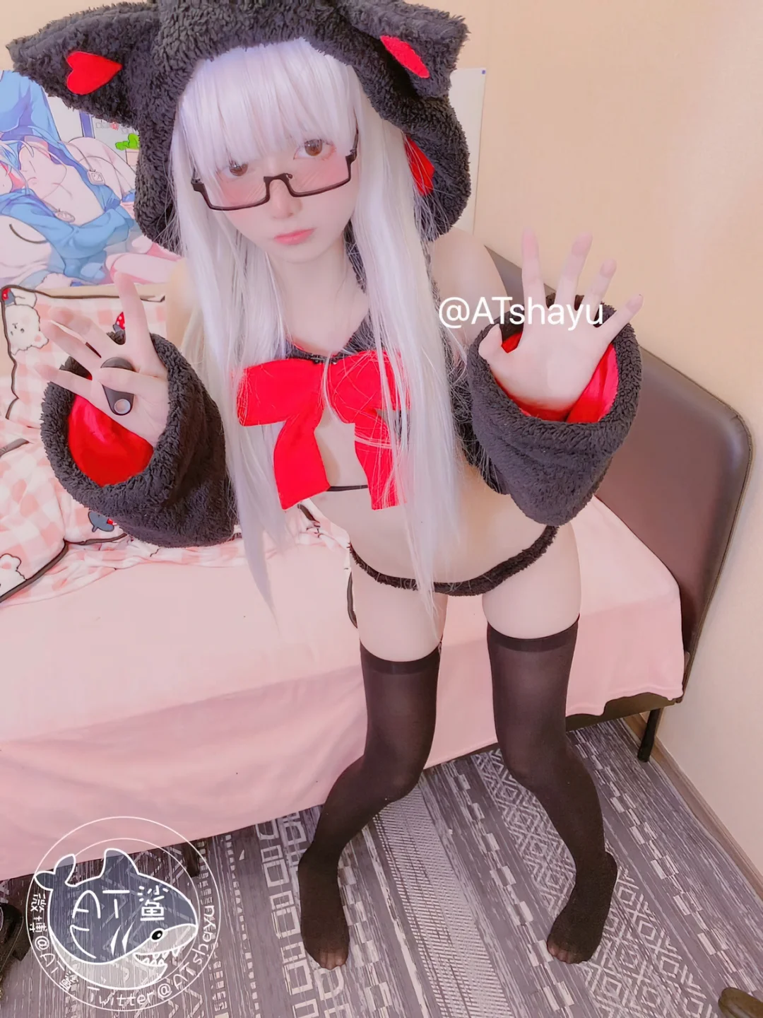 AT鲨 - 喵喵觐见 [50P-74MB] tg@simisebaisi 【丝足阁】004.webp